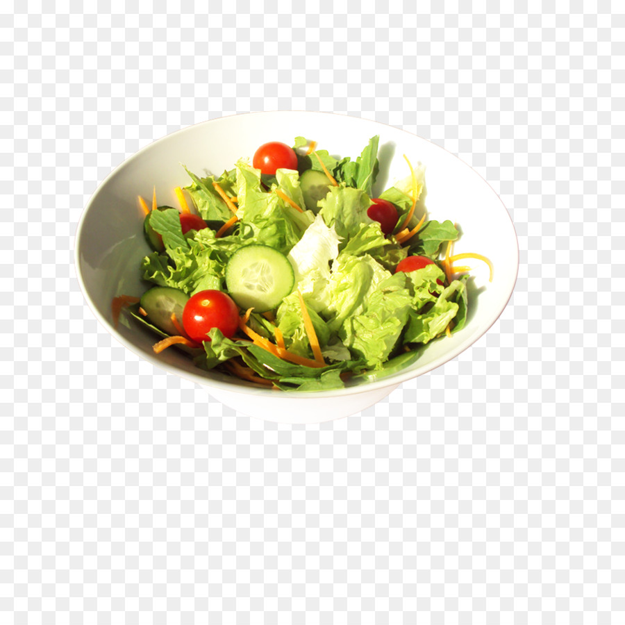 Salat-Pizza Rezept-Vegetarische Küche Garnieren - Salat