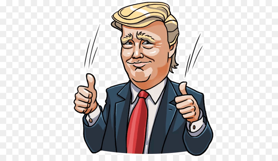 Bức Điện Hoa Kỳ Donald Trump Sticker Hoạ - Hoa Kỳ