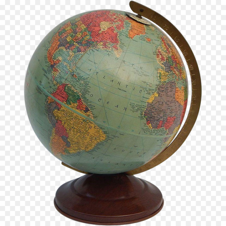 Globe Replogle Welt der Kartografie Retro-Stil - Globus