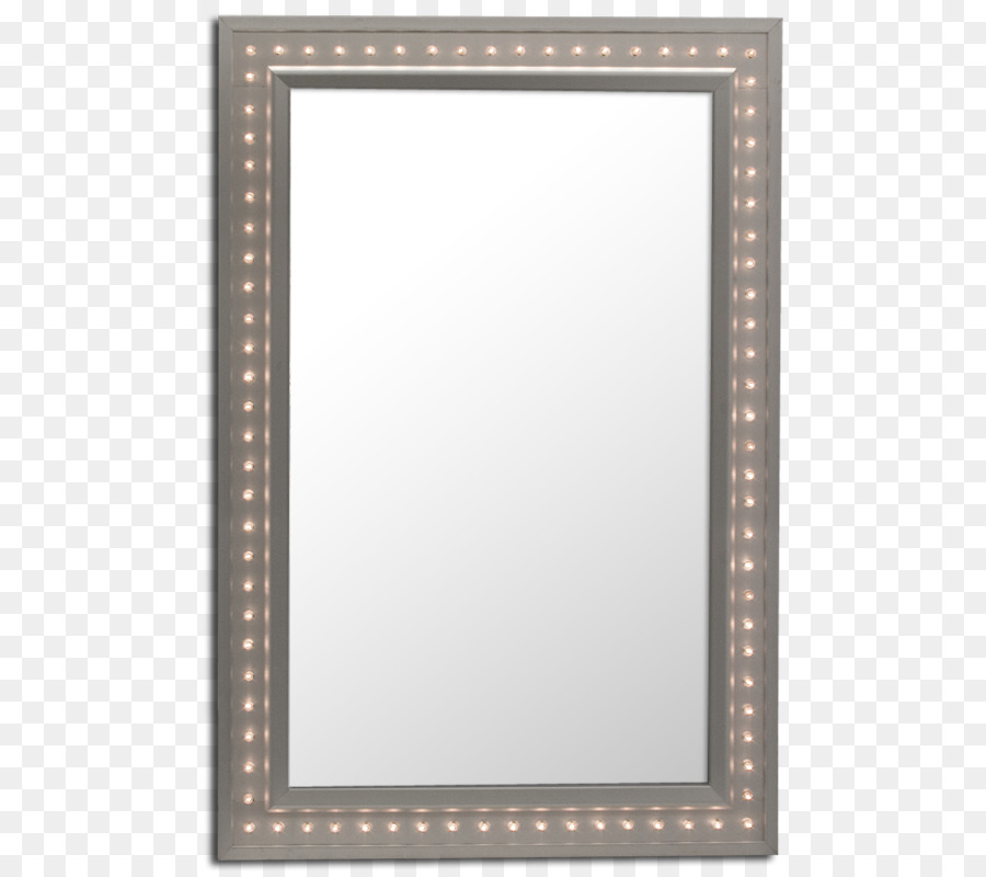 Specchio Argentatura Luce A Parete - specchio