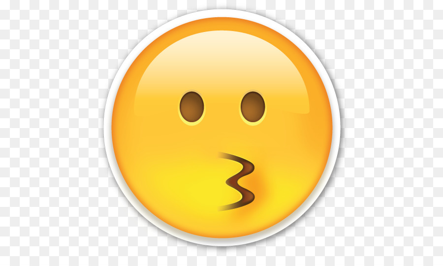 Emoji-Air kiss Aufkleber Lächeln - Emoji
