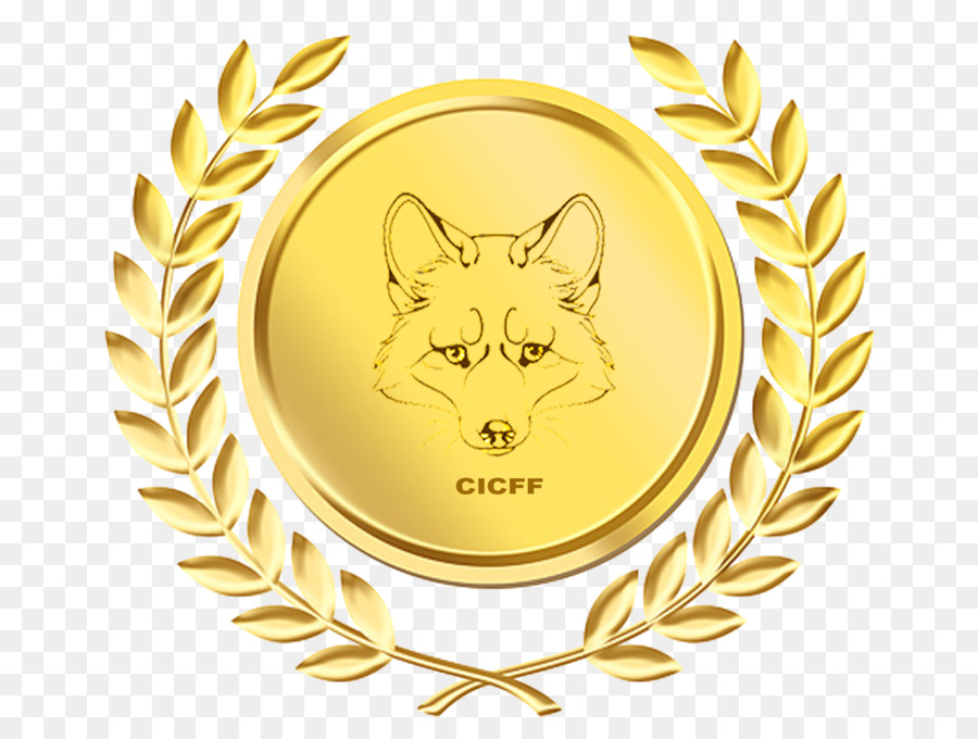 Medaglia d'oro corona di Alloro Clip art - oro