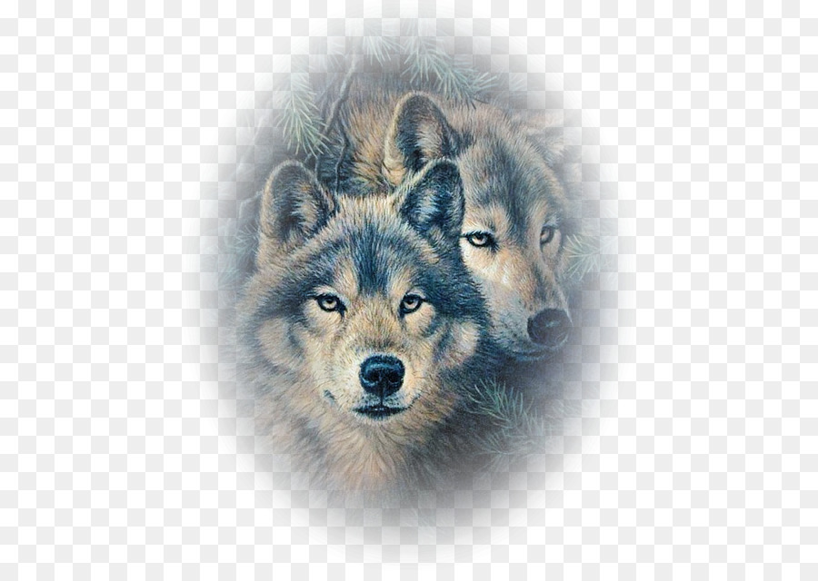 Wolf-Walking-Textil-Pack Baumwoll-Zeichnung - andere