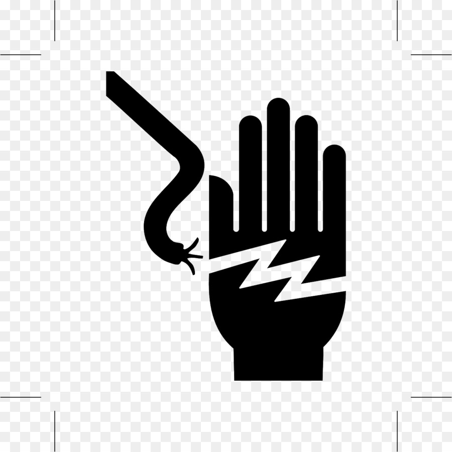 Strom gefahrensymbol Elektrische Verletzung Melden - Symbol
