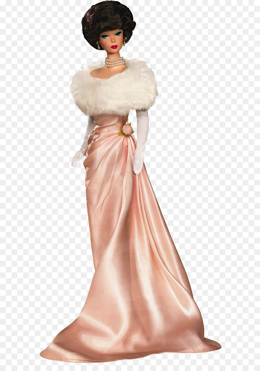 Brunetta Bolla Taglio Bambola Barbie 1962 Bolla Taglio Barbie abito da sposa - Barbie