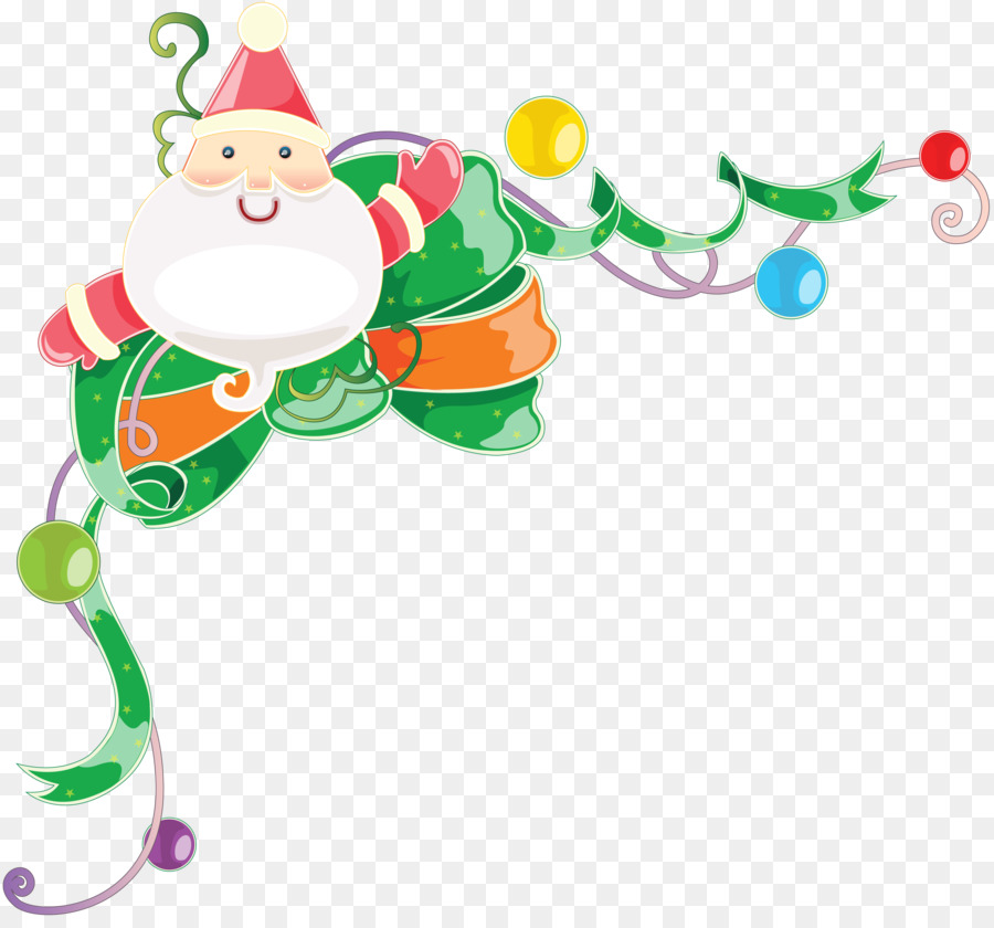 Weihnachten Bilderrahmen Santa Claus Clip art - frohe Weihnachten