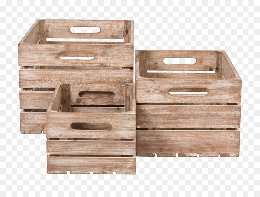 Schublade-Holz-Fleck-Box Rechteck - Box