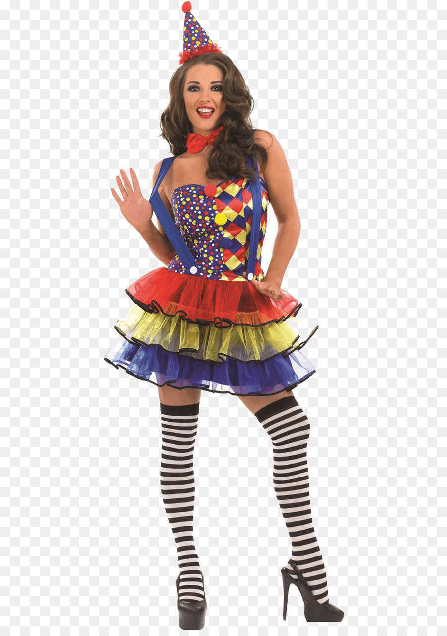 Costume Clown festa della Donna Adulto - clown