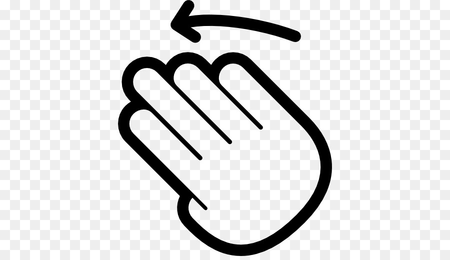 Der Gestik-Computer-Symbole Symbol Einer Hand - Hand
