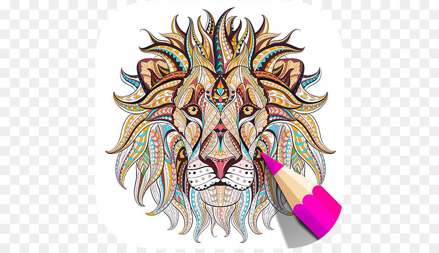 Lionhead coniglio Dipinto Asiatic lion - pittura