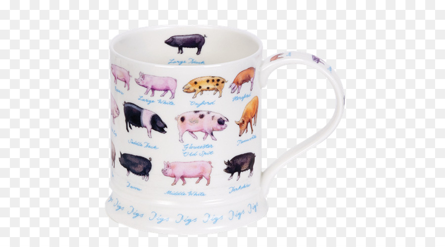 Kaffee Tasse Becher Keramik Schwein - Becher