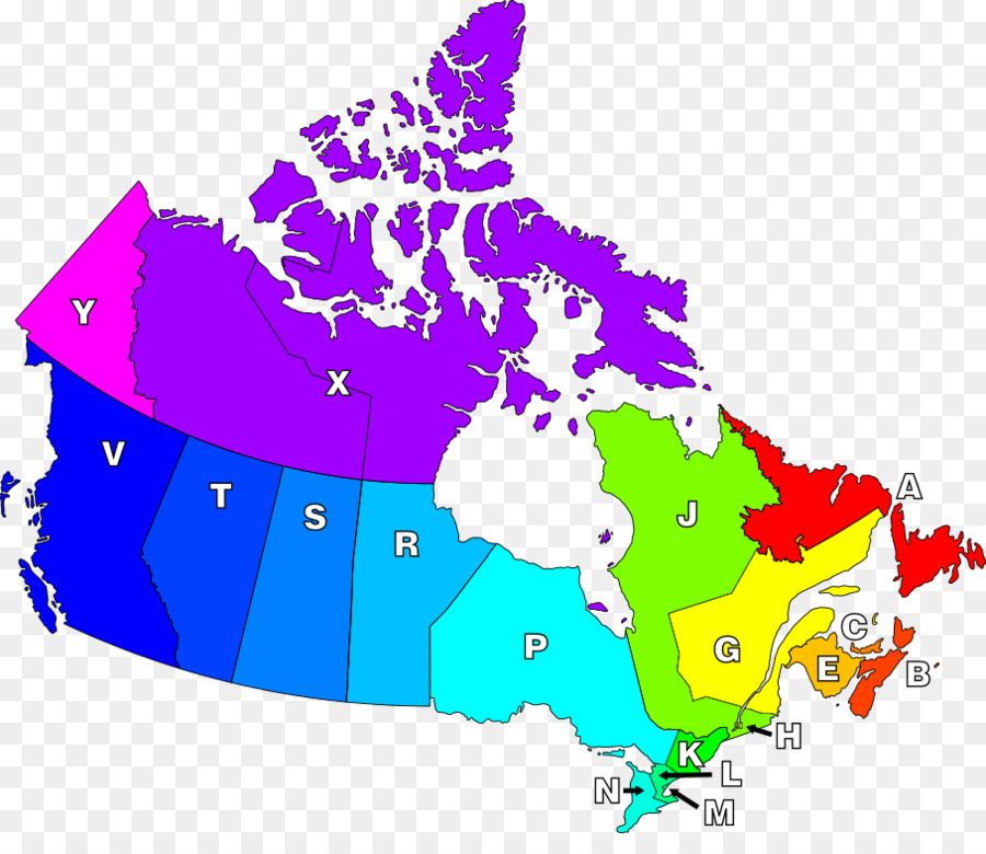 Fredericton Province e territori del Canada Mappa - mappa