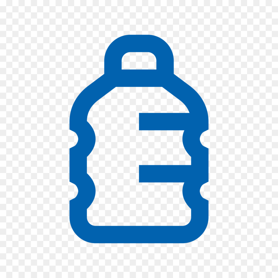 Kunststoff Flasche mit Computer Icons - Flasche