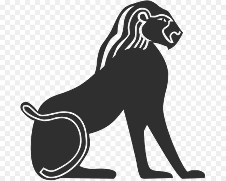 Ai Cập cổ chữ tượng hình Sư tử - sư tử