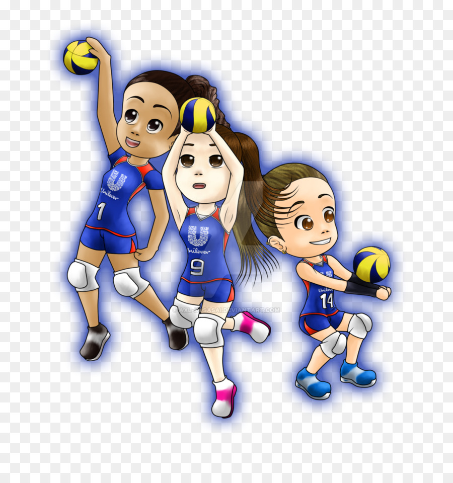 Volleyball Cartoon.