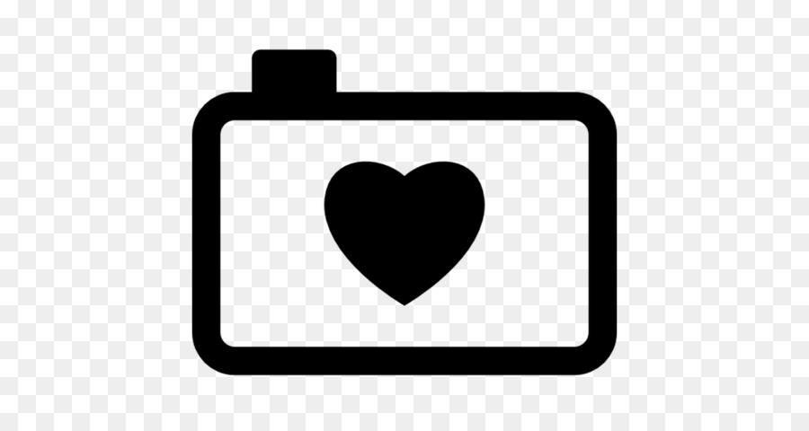 Icone del Computer la Fotografia in bianco e Nero - cuore