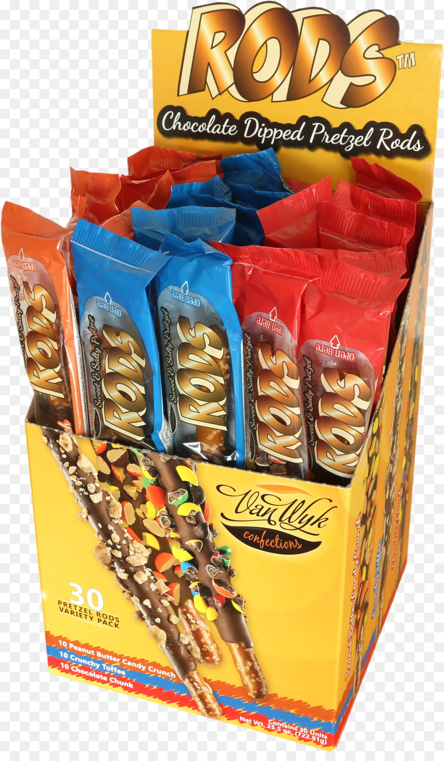 Schokolade-Brezel Van Wyk-Konfekt Süßigkeiten - Brezel