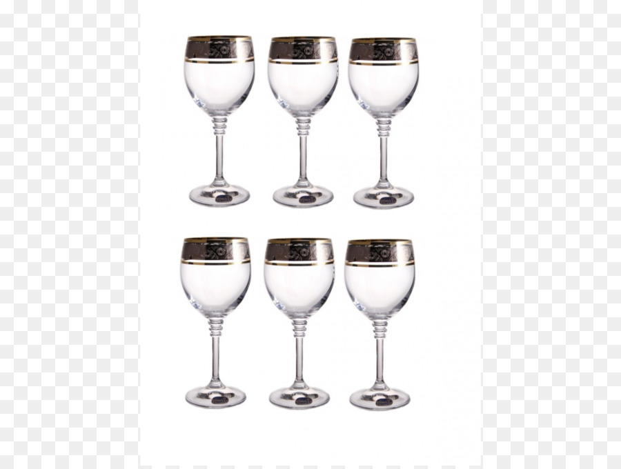 Bicchiere di vino con un bicchiere di Champagne - vetro