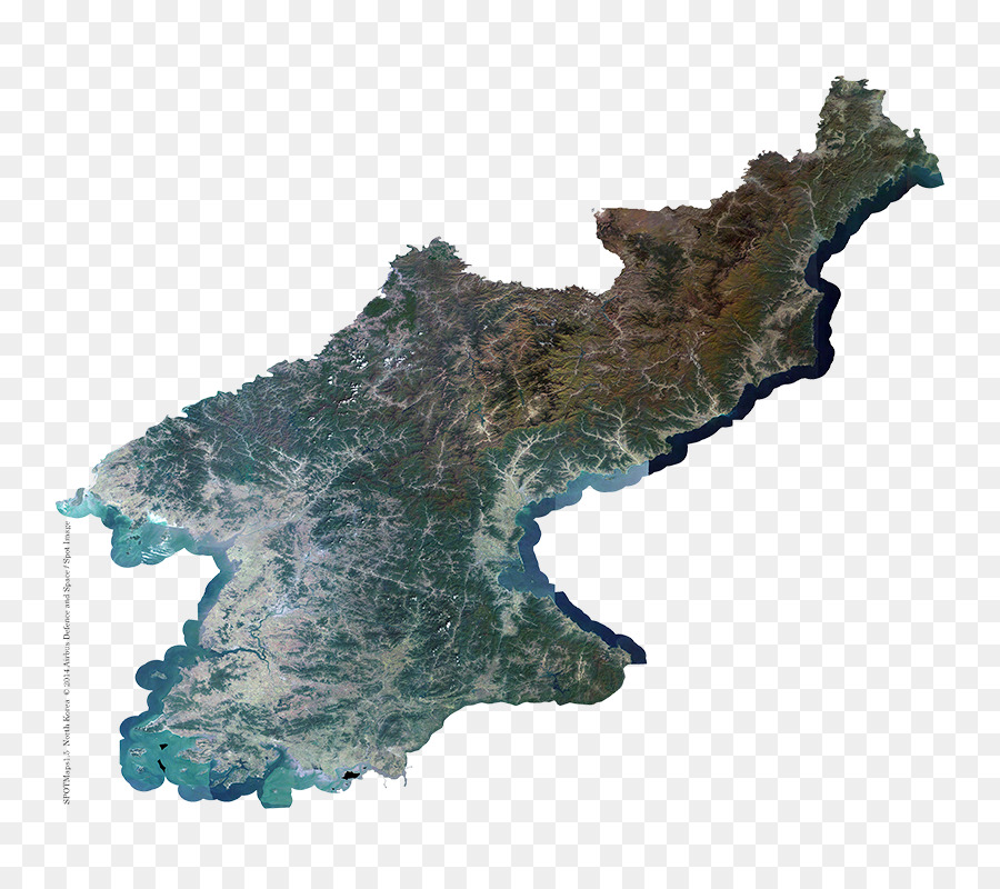 Bandiera della Corea del Nord Mappa - mappa