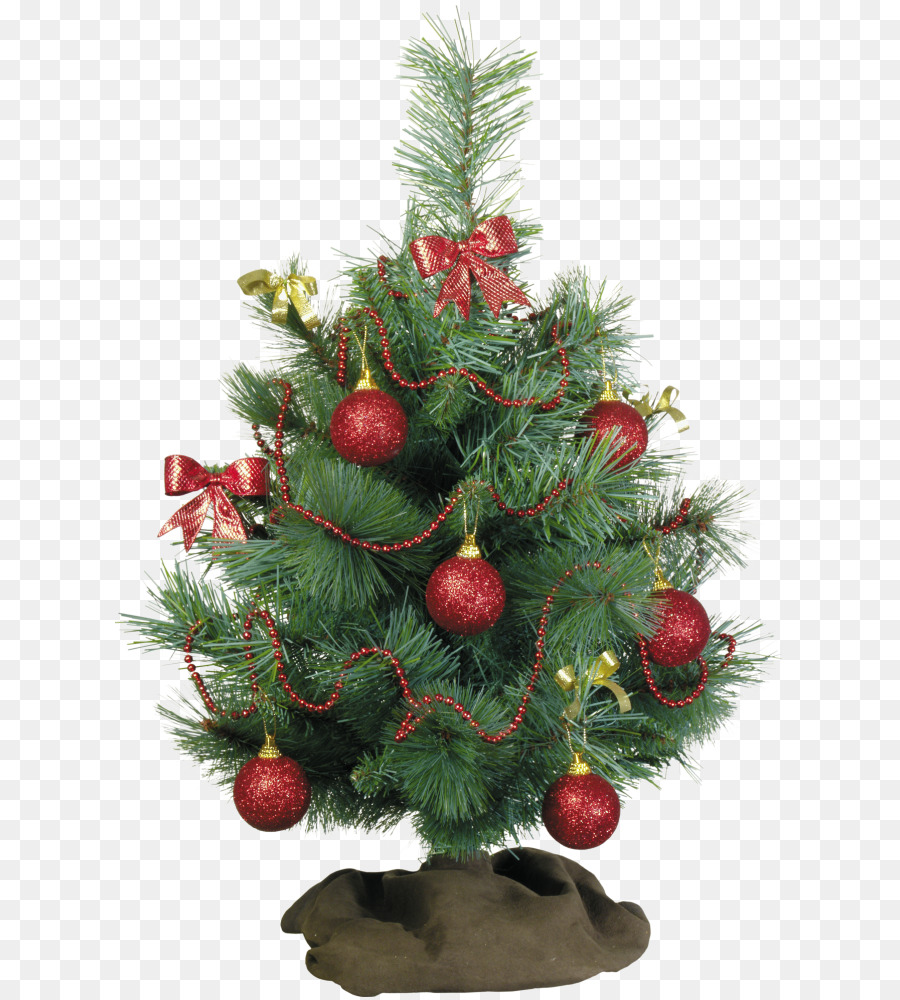 Anno nuovo albero di Natale di arte della Clip - natale