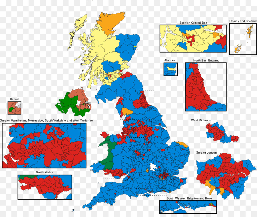 Ergebnisse Aufschlüsselung der United Kingdom general election, 2017 United Kingdom general election, 2015 - Vereinigtes Königreich