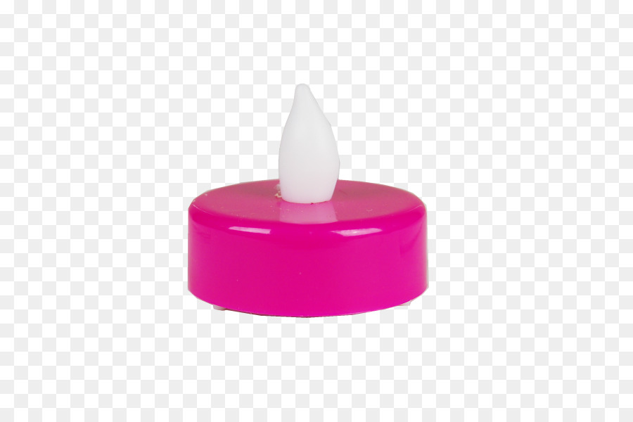 Flammenlose Kerzen-Pink-M - Design