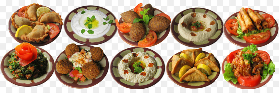 Libanesische Küche Meze Hummus Taboulé-Fattoush - Menü