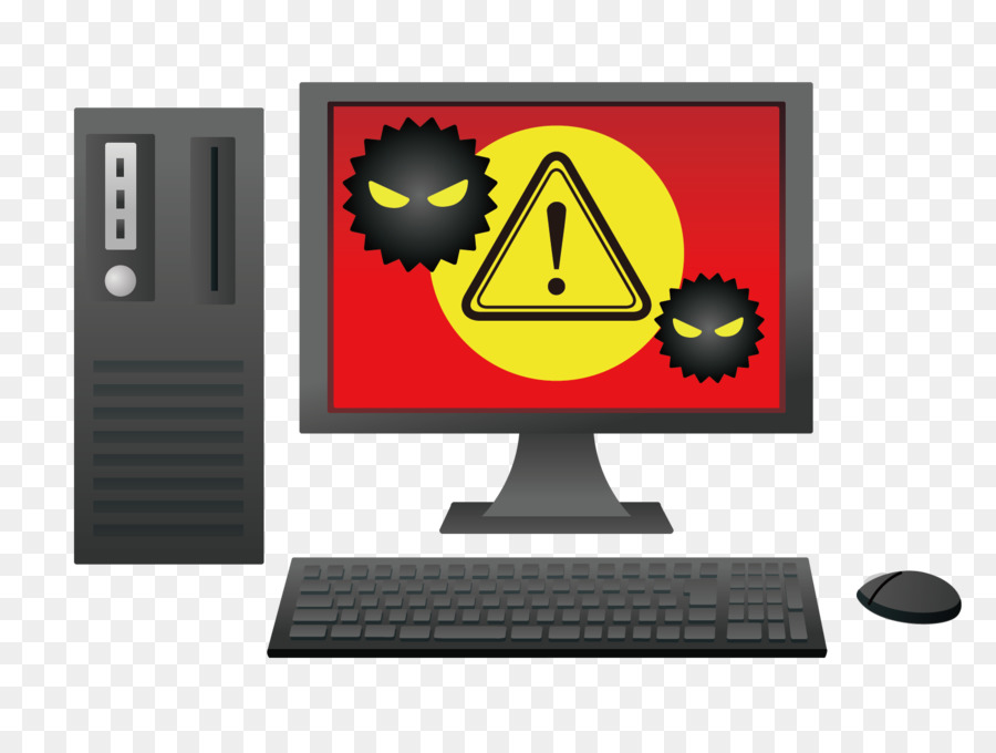 Computer virus software Antivirus Personal computer Computer security Monitor di Computer - virus