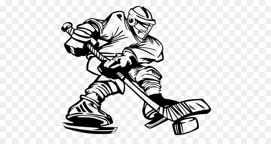 Hockey su ghiaccio Disegno di hockey libro da Colorare - hockey