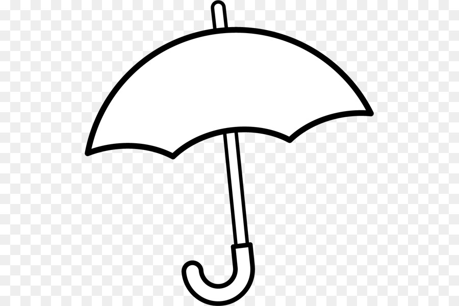 Schwarz und weiß Monochromen Malerei Linie Kunst clipart - Regenschirm