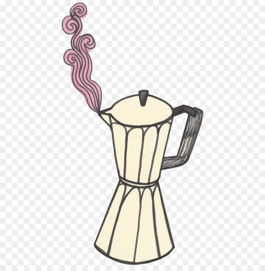 Zeichnung Doodle Kaffeemaschine Muster - andere