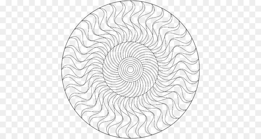 Illusione ottica Cerchio Ebbinghaus illusione del triangolo di Penrose - cerchio