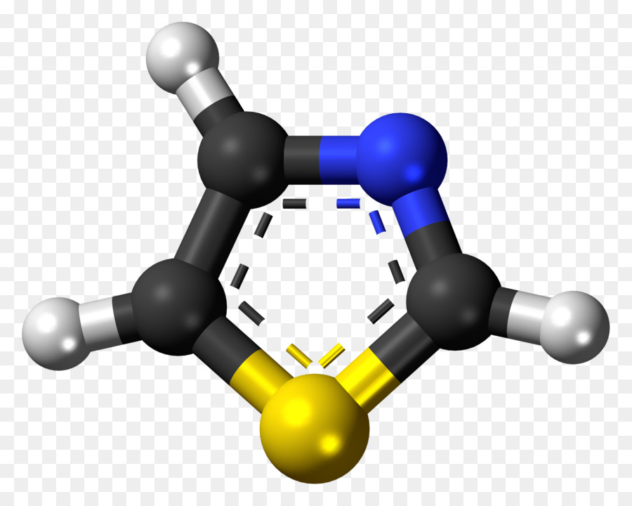Pyrazol-Ball-und-stick Modell Heterocyclische Verbindung Molekül Thiazole - andere
