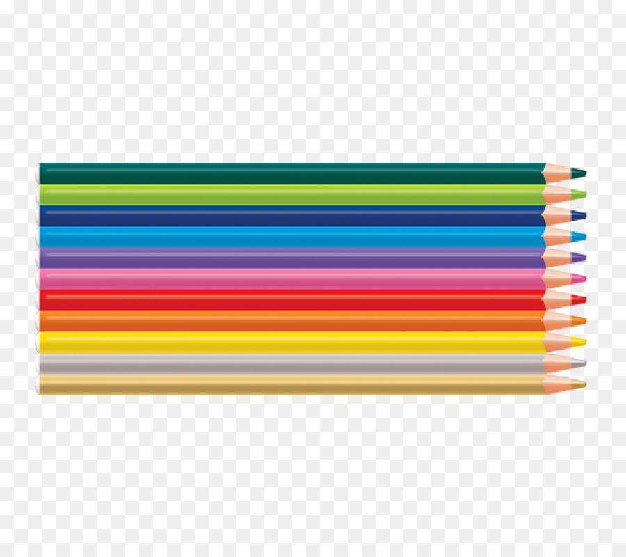 Farbige Bleistift-Papier-Zeichnung - Bleistift