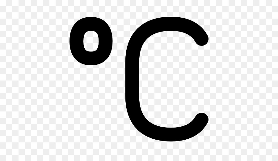 Simbolo di grado Celsius di Temperatura - simbolo