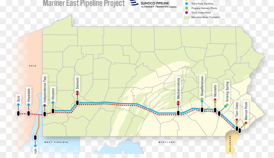 Mariner East (lavoro) Sunoco Pipeline di Trasporto di gas Naturale ingegneria edile-Architettura - altri