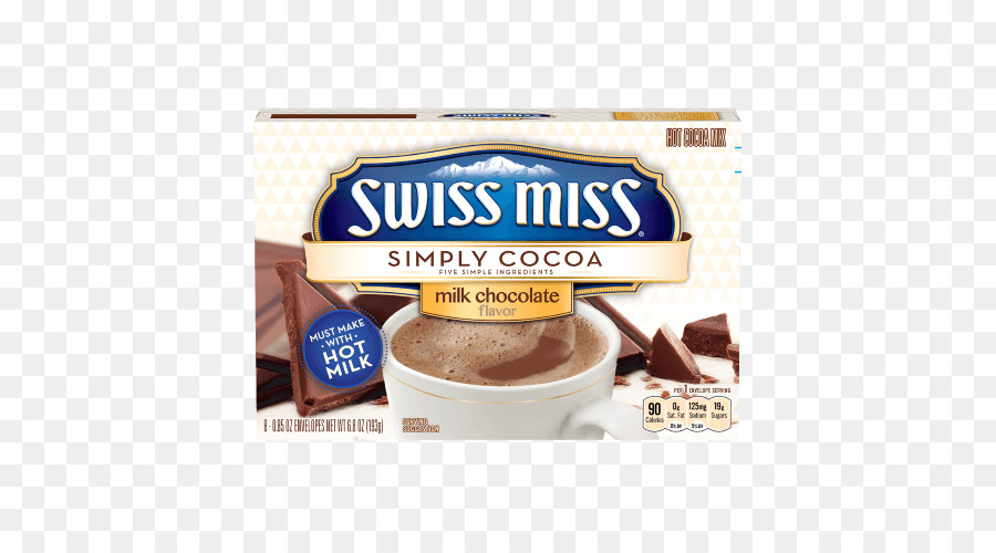 Cioccolata calda che propone cucina Svizzera e Latte Cacao solidi Swiss Miss - latte