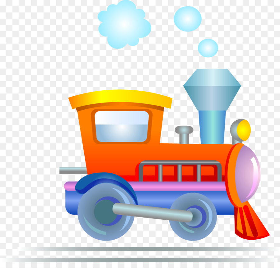 Treno del trasporto Ferroviario Cartoon Clip art - carro