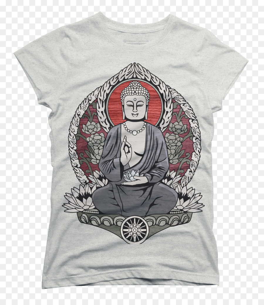 Langarm-T-shirt Bluza Text - Buddha