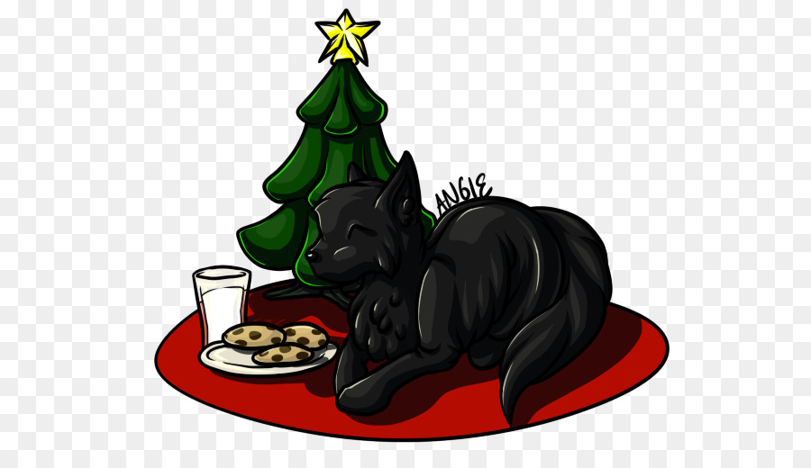 Katze Hund Weihnachten ornament Christmas tree Clip art - Katze