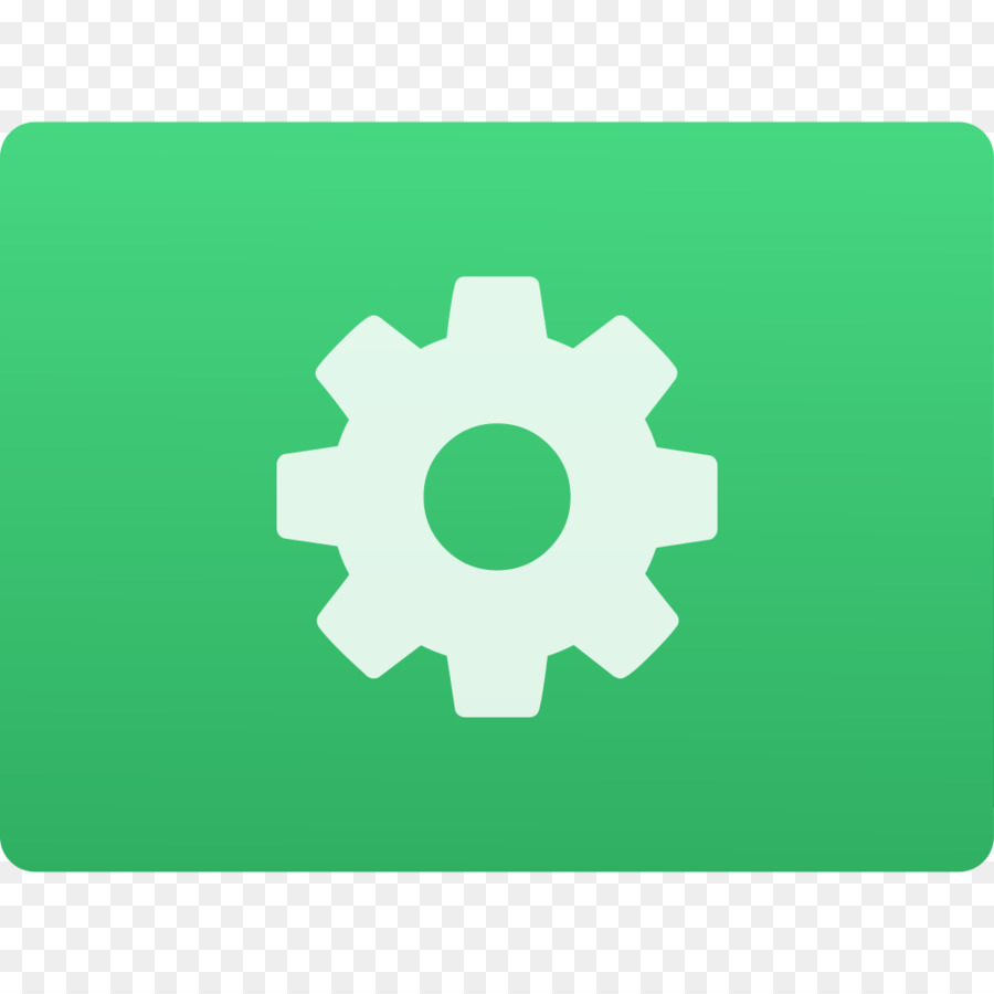 Icone del Computer configurazione del Computer Gear - smeraldo