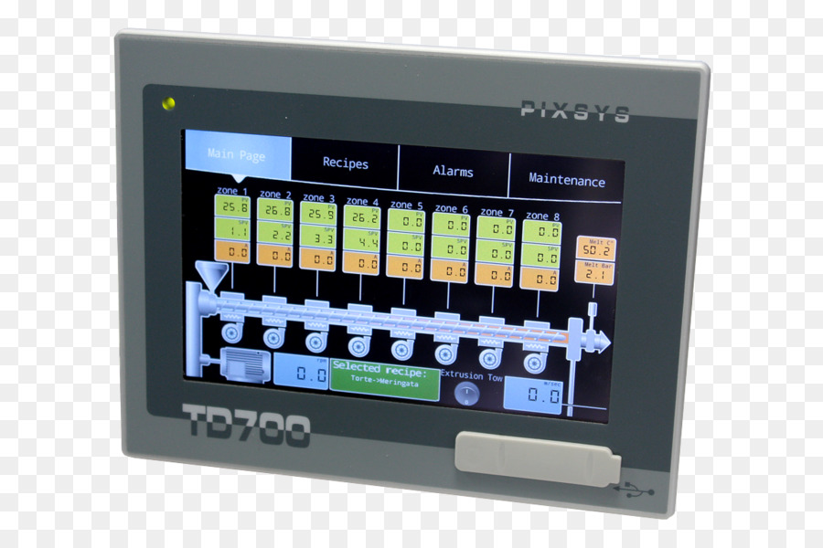 Il dispositivo con Display touchscreen Resistivo interfaccia Utente Controllori a Logica Programmabile - altri
