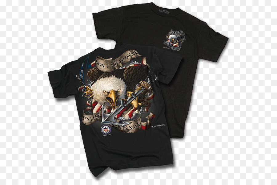 T-shirt Abbigliamento Gadsden bandiera Militare Manica - Maglietta