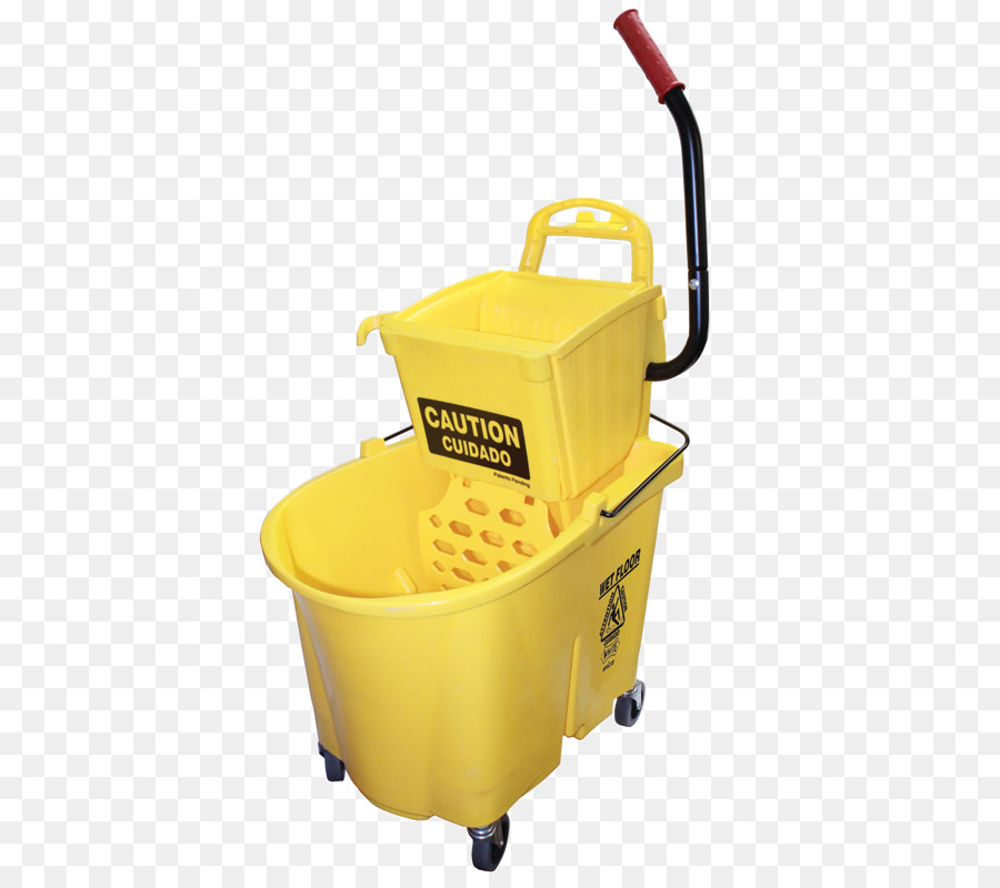 Mop Bucket Cart Yellow