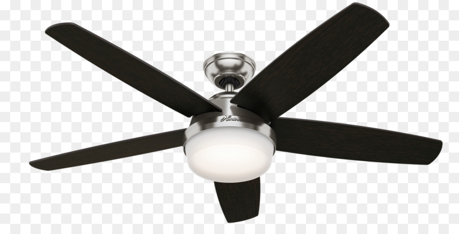 Ventilatori a soffitto con Luce in metallo Spazzolato - ventilatore a soffitto
