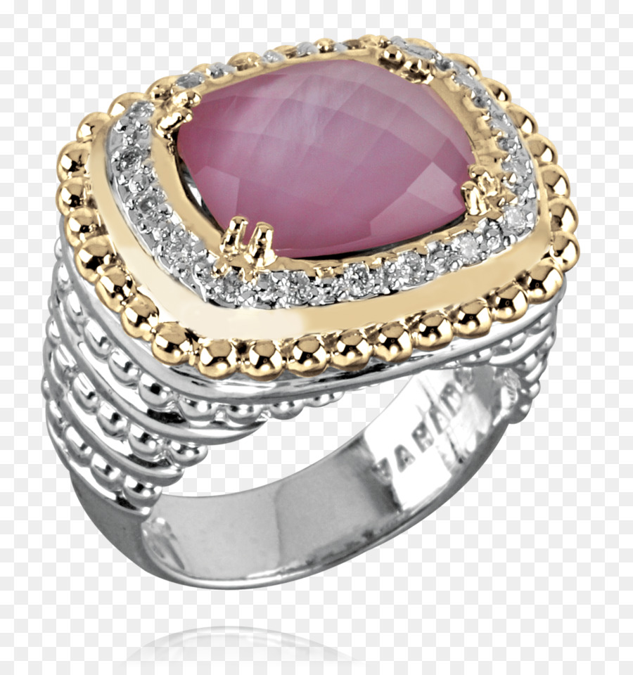 Anello di Ametista, Rubino Bling-bling Corpo Gioielli - anello