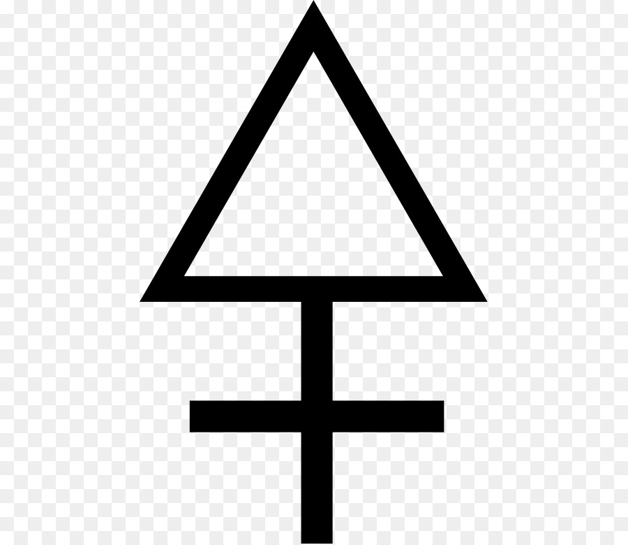 Simbolo alchemico di Zolfo Alchimia elemento Chimico - simbolo