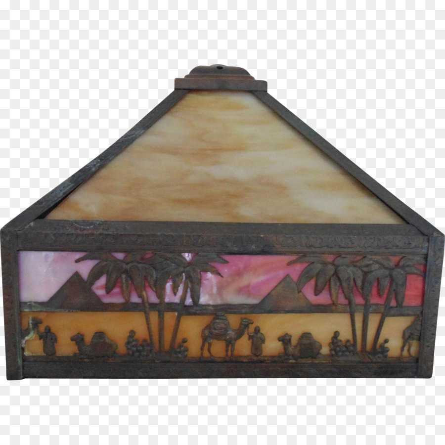 Lampada con paralume in vetro Colorato luce del Pendente - cammelli