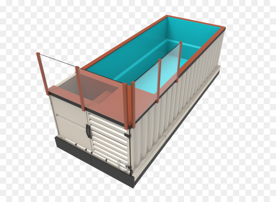 Schwimmbad Dach Shipping container - andere