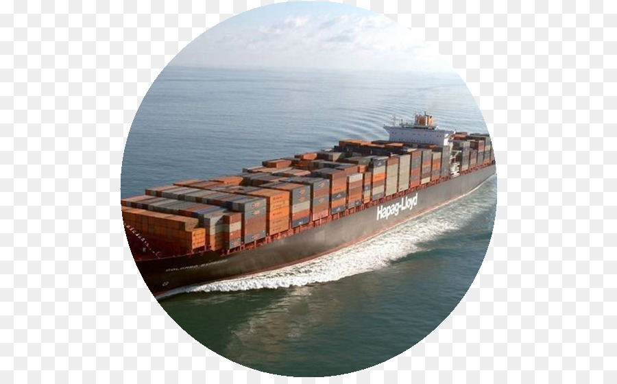 Container Schiff Transport von Fracht in Intermodalen container - Schiff